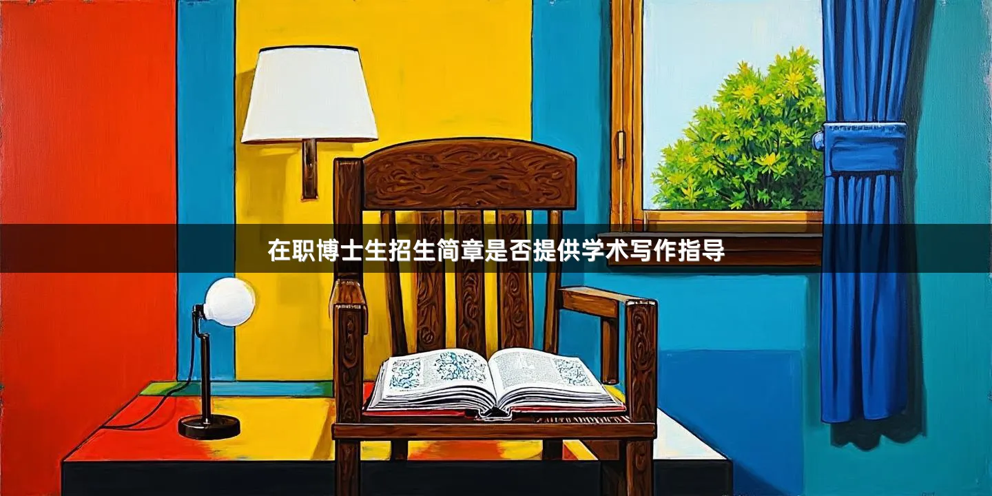 在职博士生招生简章是否提供学术写作指导