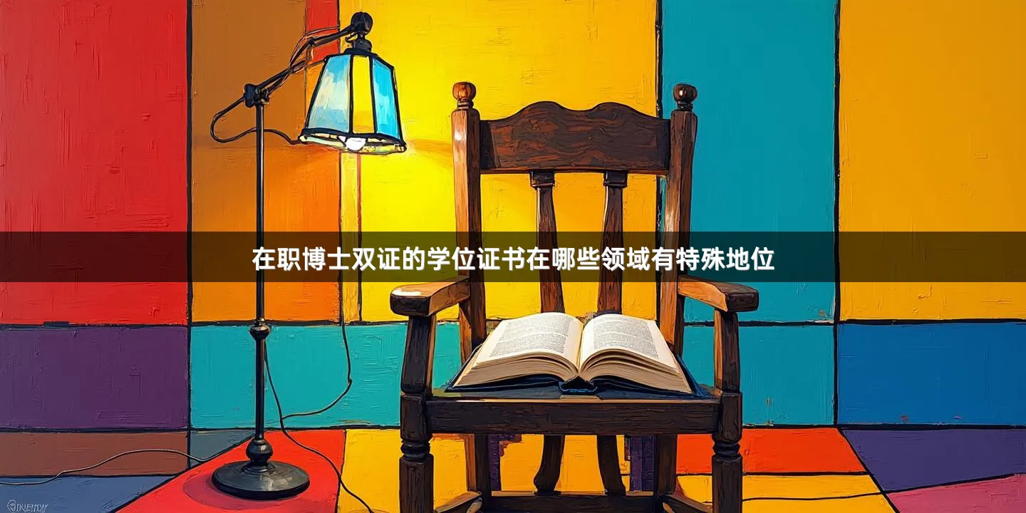 在职博士双证的学位证书在哪些领域有特殊地位
