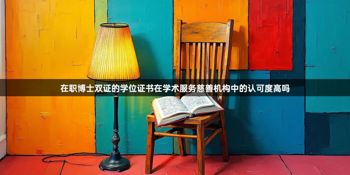 在职博士双证的学位证书在学术服务慈善机构中的认可度高吗