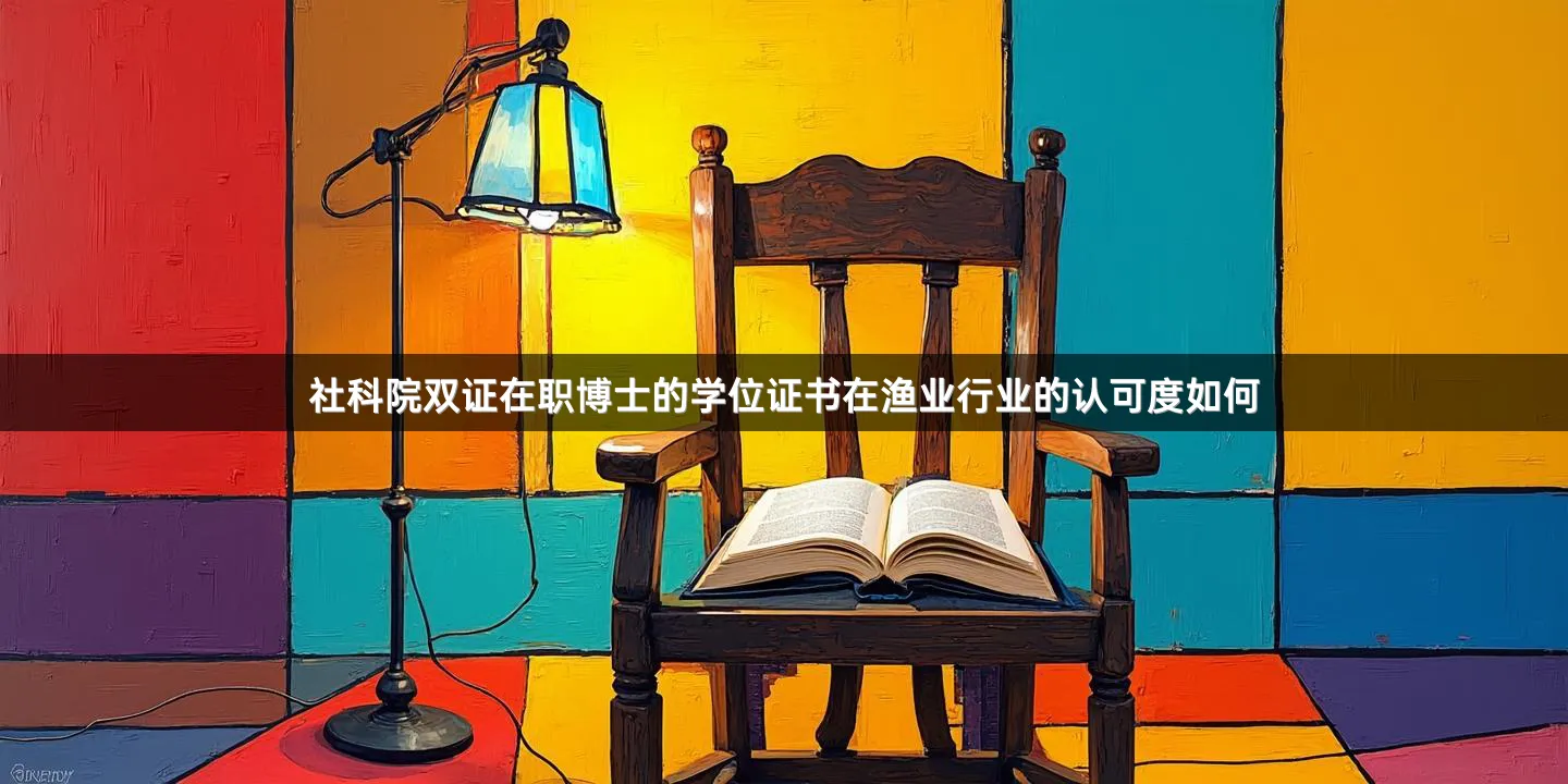 社科院双证在职博士的学位证书在渔业行业的认可度如何