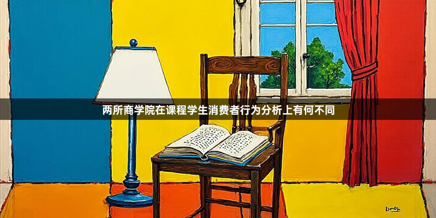 两所商学院在课程学生消费者行为分析上有何不同