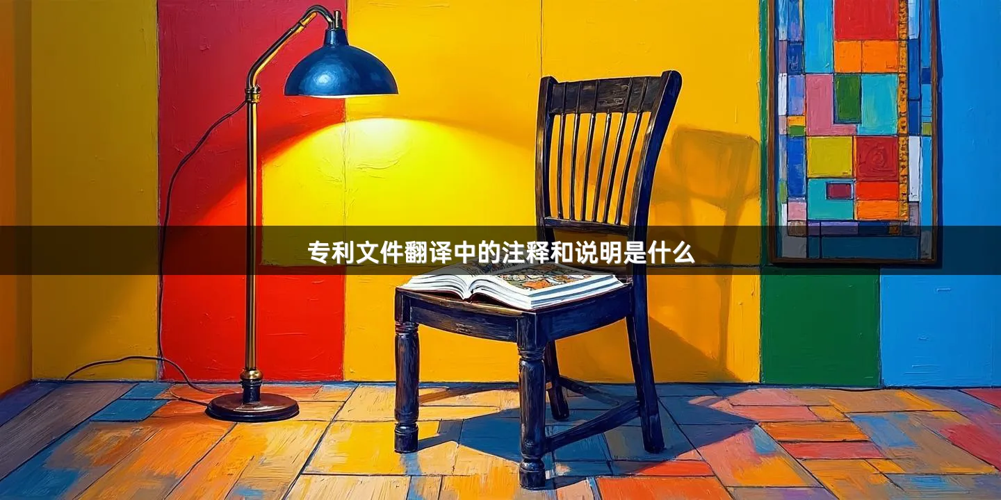 专利文件翻译中的注释和说明是什么