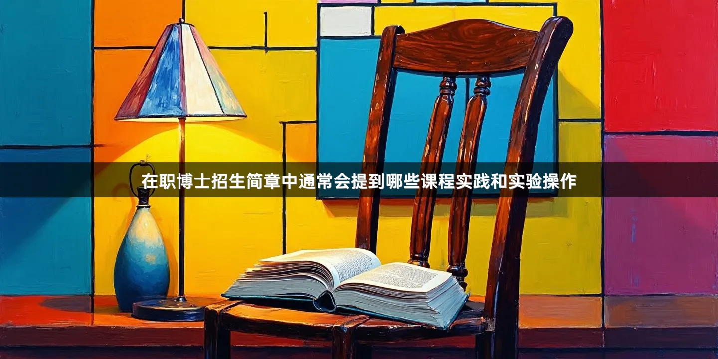 在职博士招生简章中通常会提到哪些课程实践和实验操作