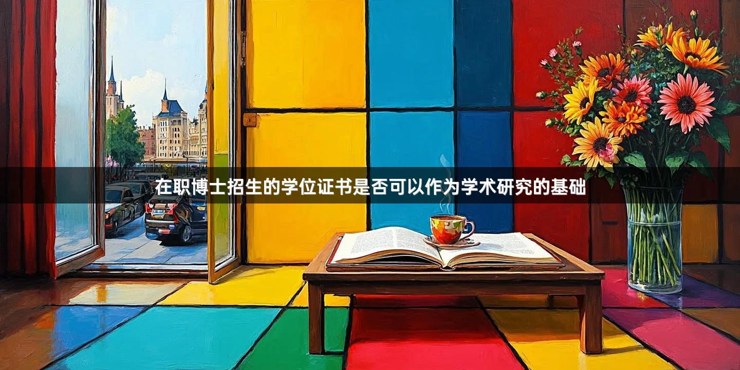 在职博士招生的学位证书是否可以作为学术研究的基础