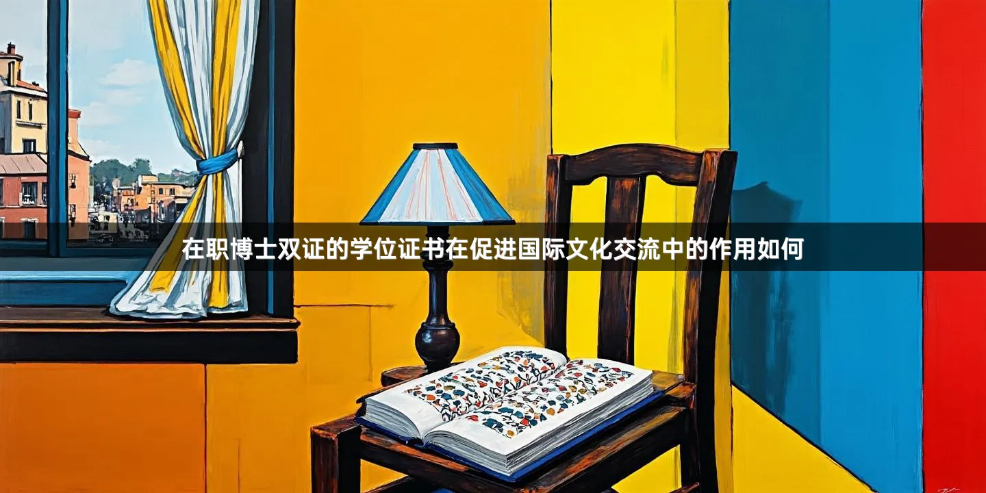 在职博士双证的学位证书在促进国际文化交流中的作用如何