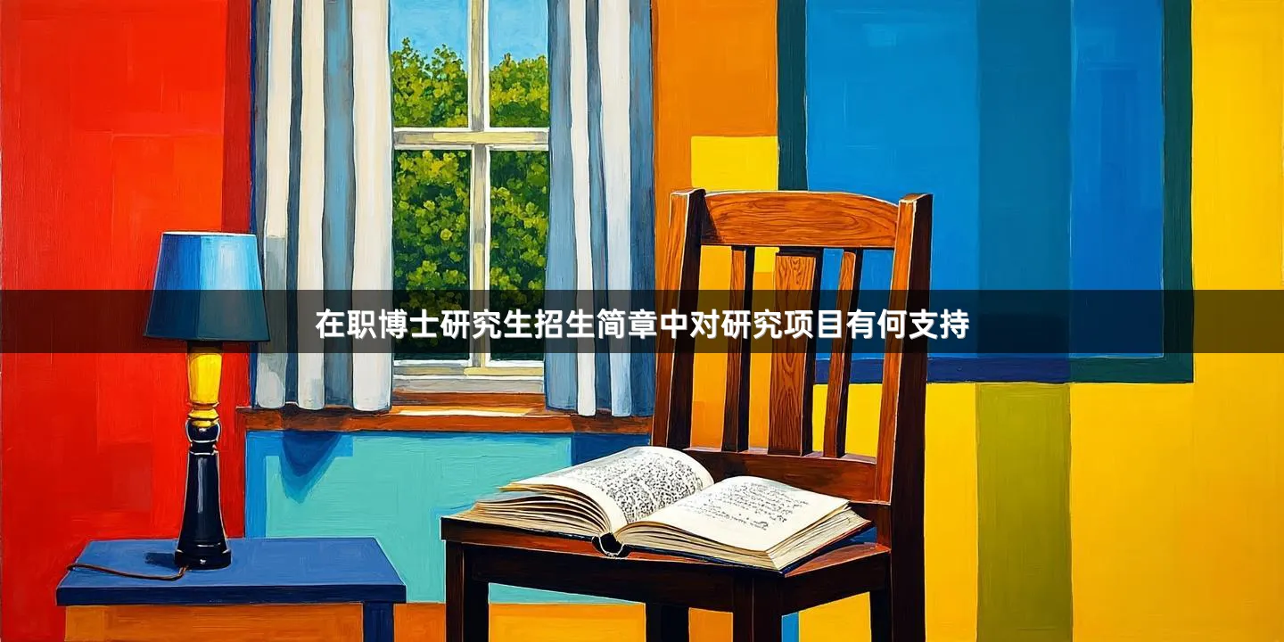 在职博士研究生招生简章中对研究项目有何支持