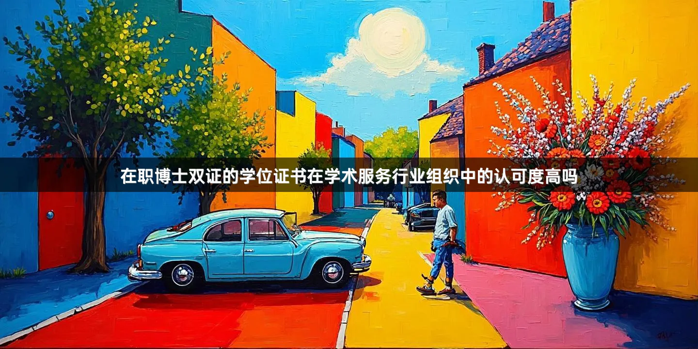 在职博士双证的学位证书在学术服务行业组织中的认可度高吗