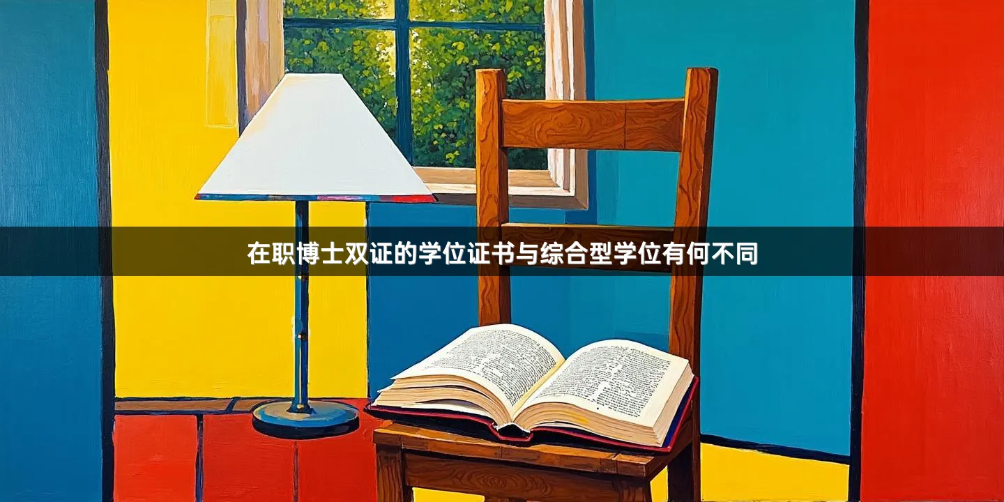 在职博士双证的学位证书与综合型学位有何不同
