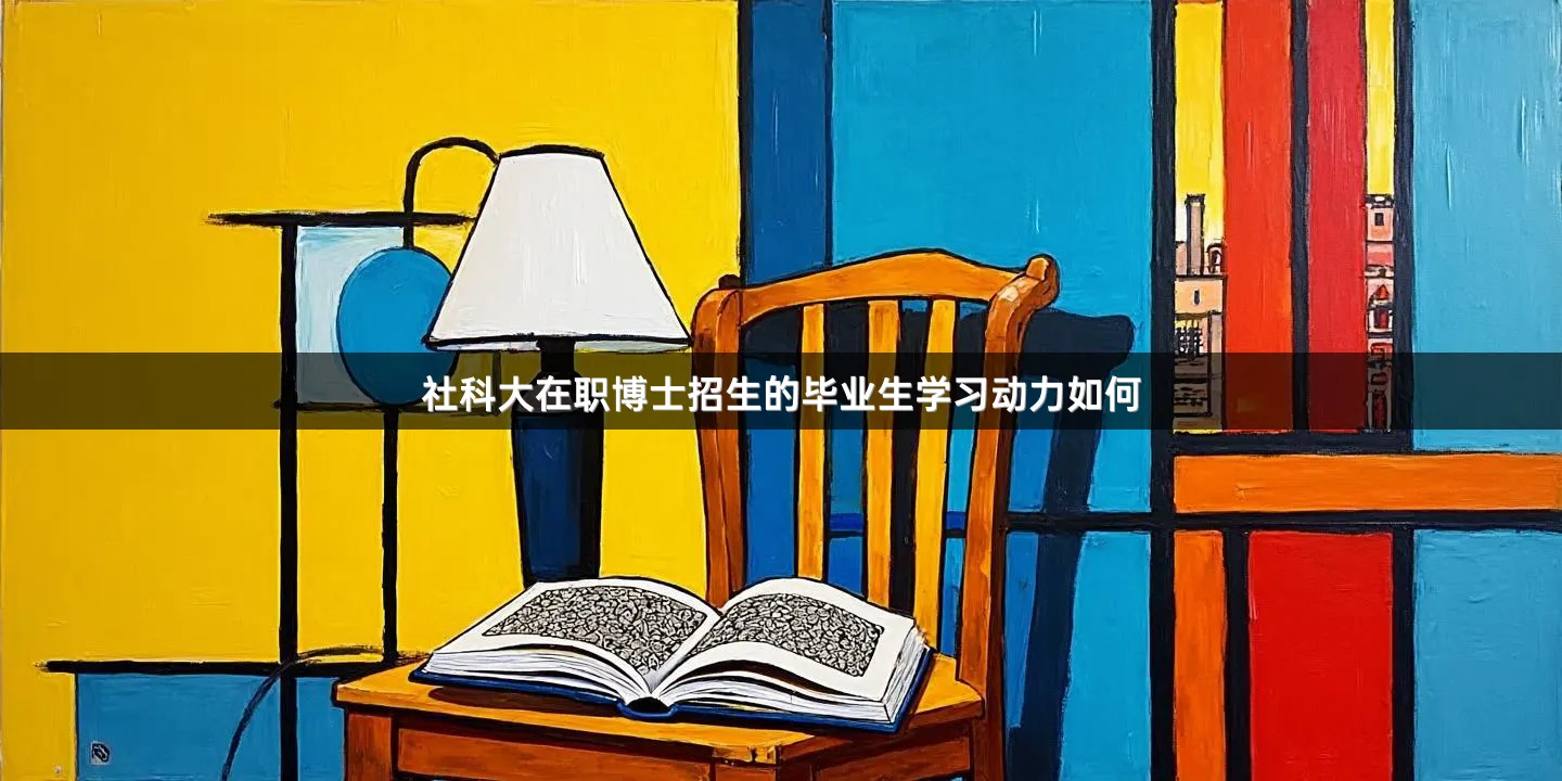 社科大在职博士招生的毕业生学习动力如何