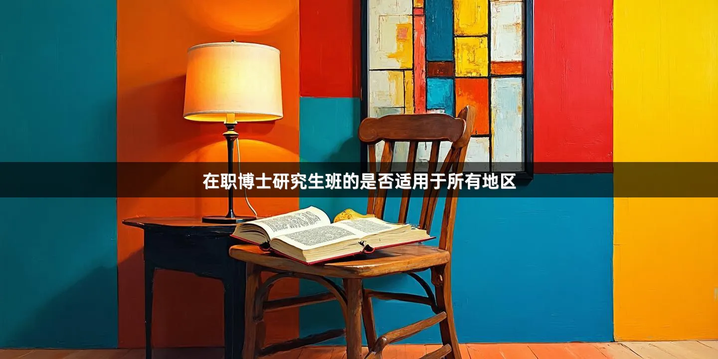 在职博士研究生班的是否适用于所有地区