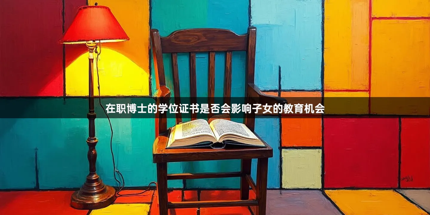 在职博士的学位证书是否会影响子女的教育机会