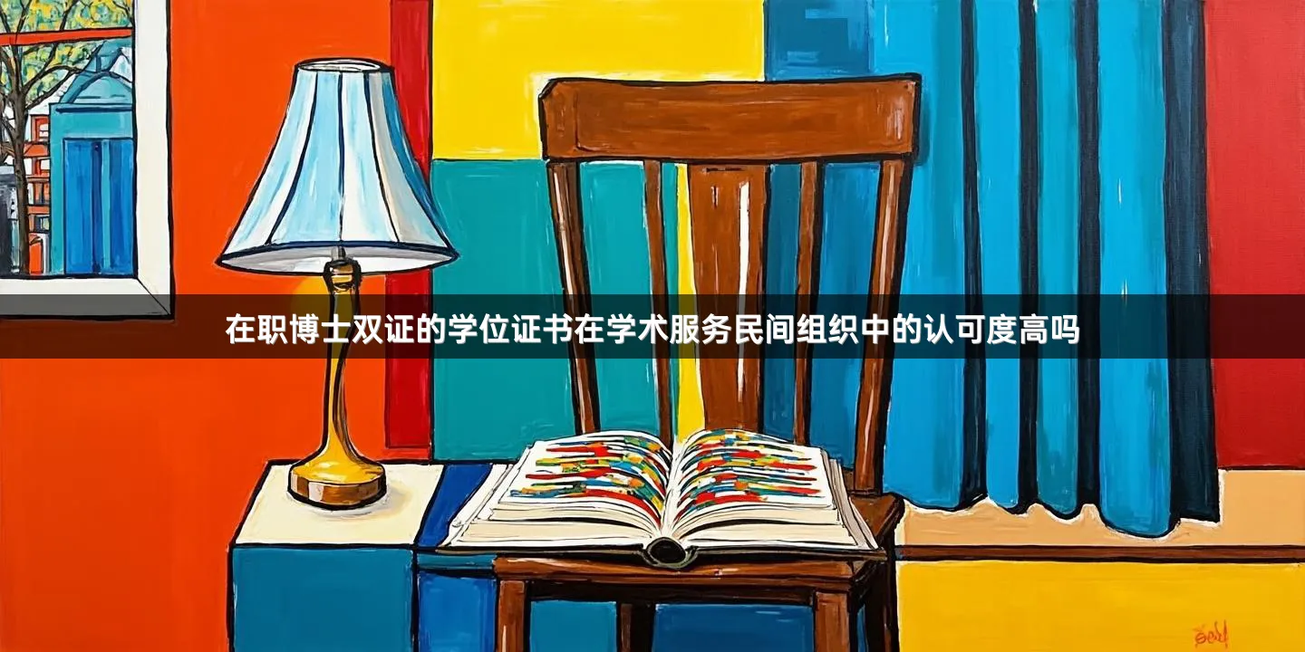 在职博士双证的学位证书在学术服务民间组织中的认可度高吗