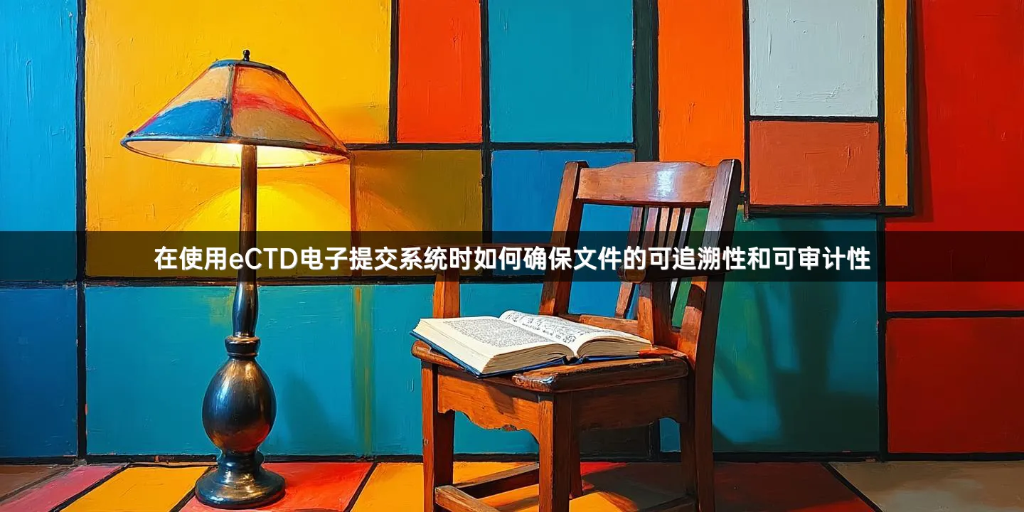 在使用eCTD电子提交系统时如何确保文件的可追溯性和可审计性