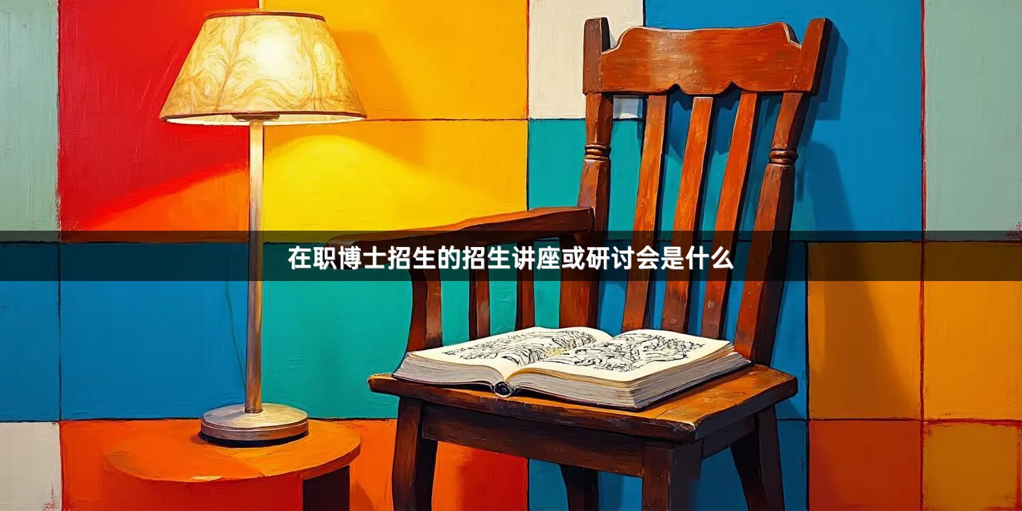 在职博士招生的招生讲座或研讨会是什么