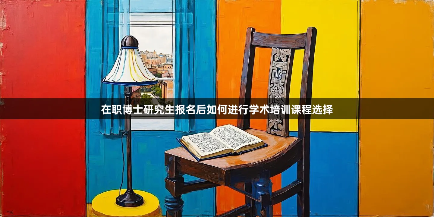 在职博士研究生报名后如何进行学术培训课程选择