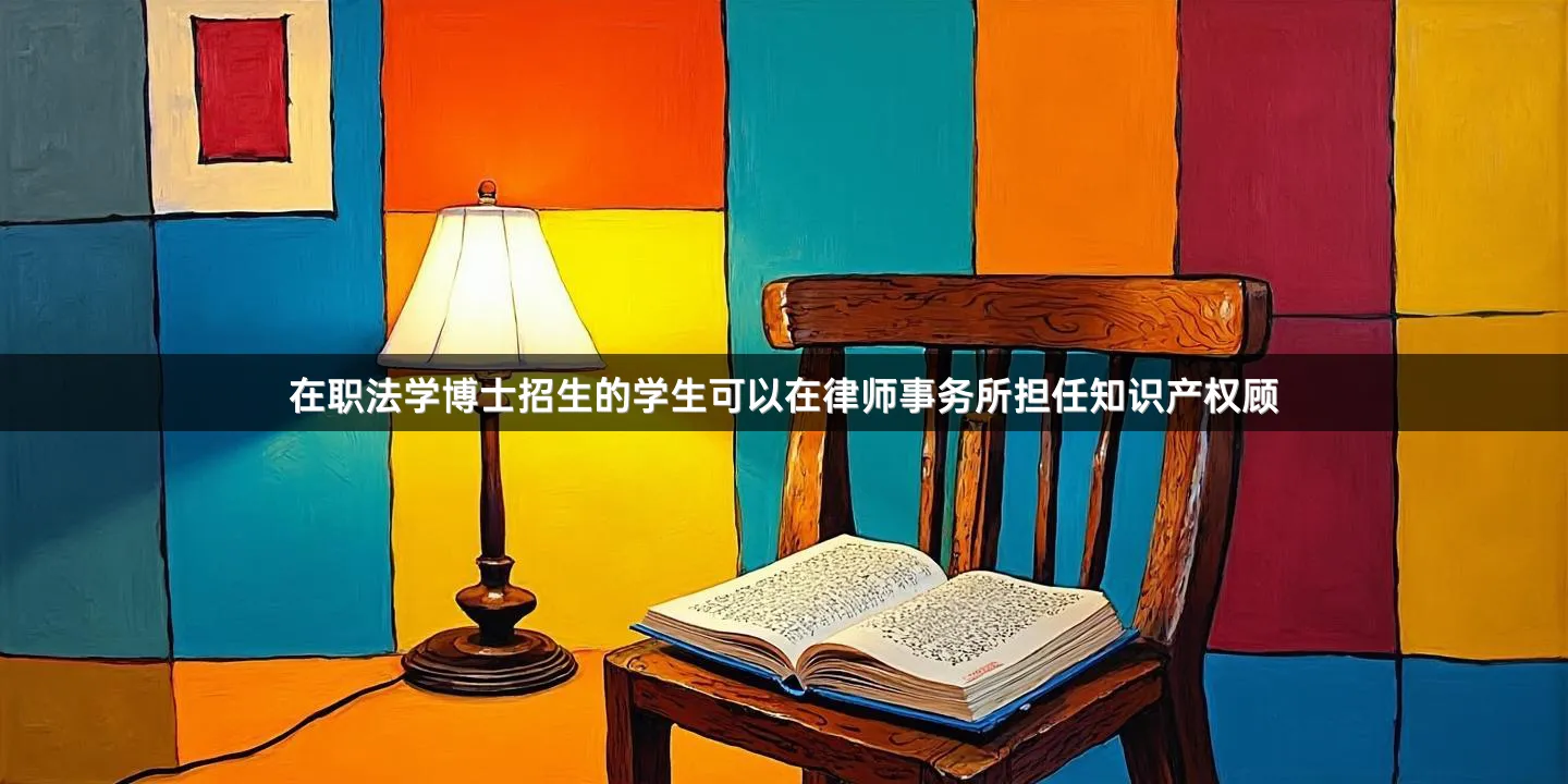 在职法学博士招生的学生可以在律师事务所担任知识产权顾