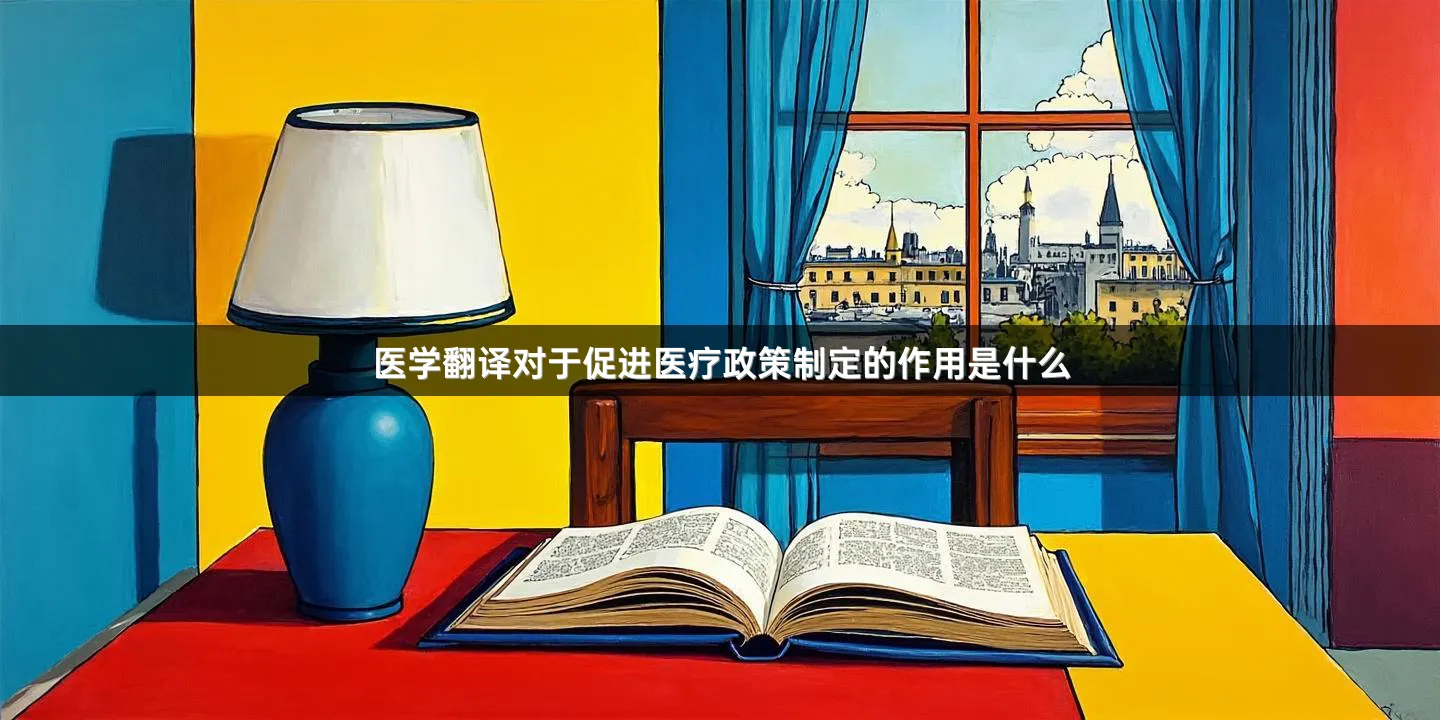 医学翻译对于促进医疗政策制定的作用是什么