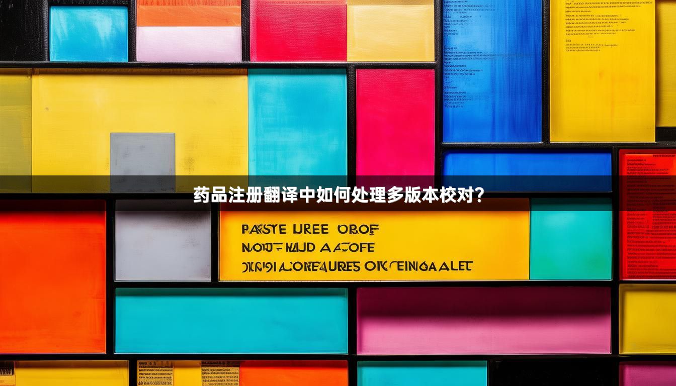 药品注册翻译中如何处理多版本校对？_1