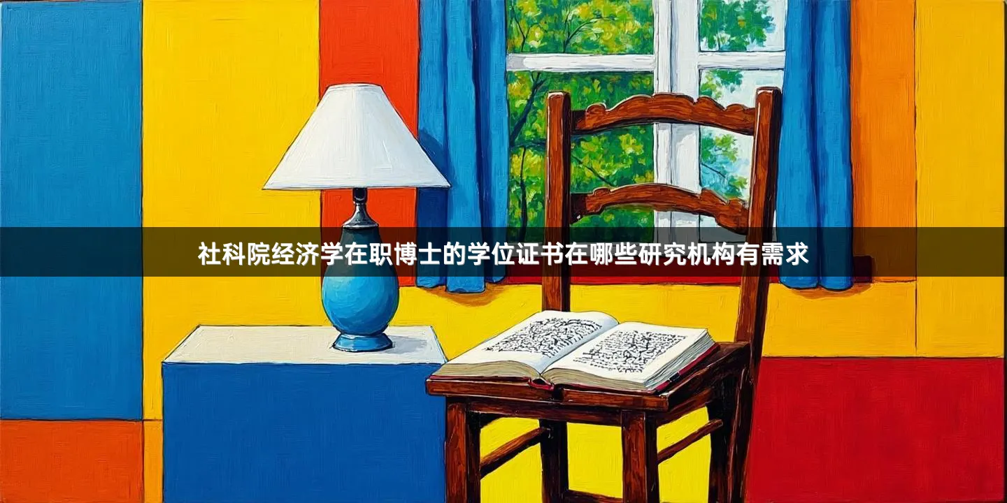 社科院经济学在职博士的学位证书在哪些研究机构有需求
