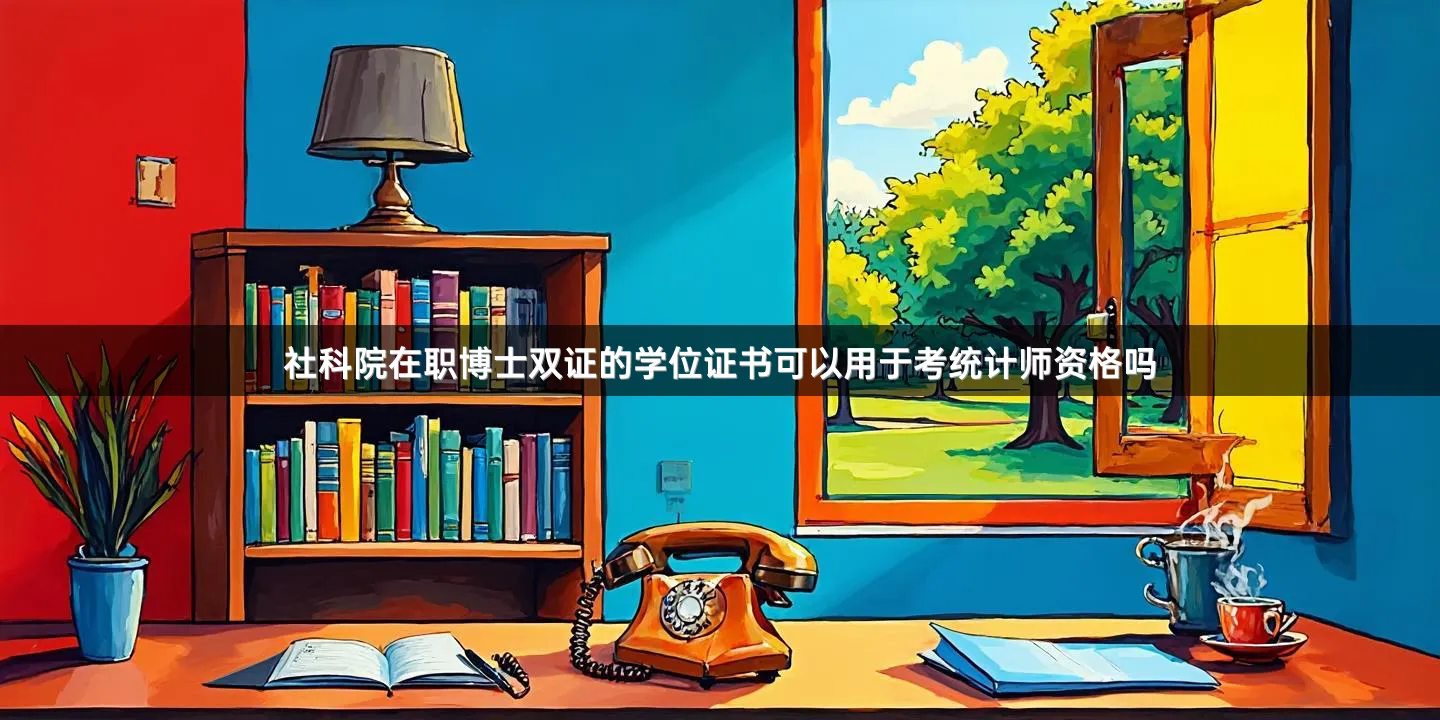 社科院在职博士双证的学位证书可以用于考统计师资格吗