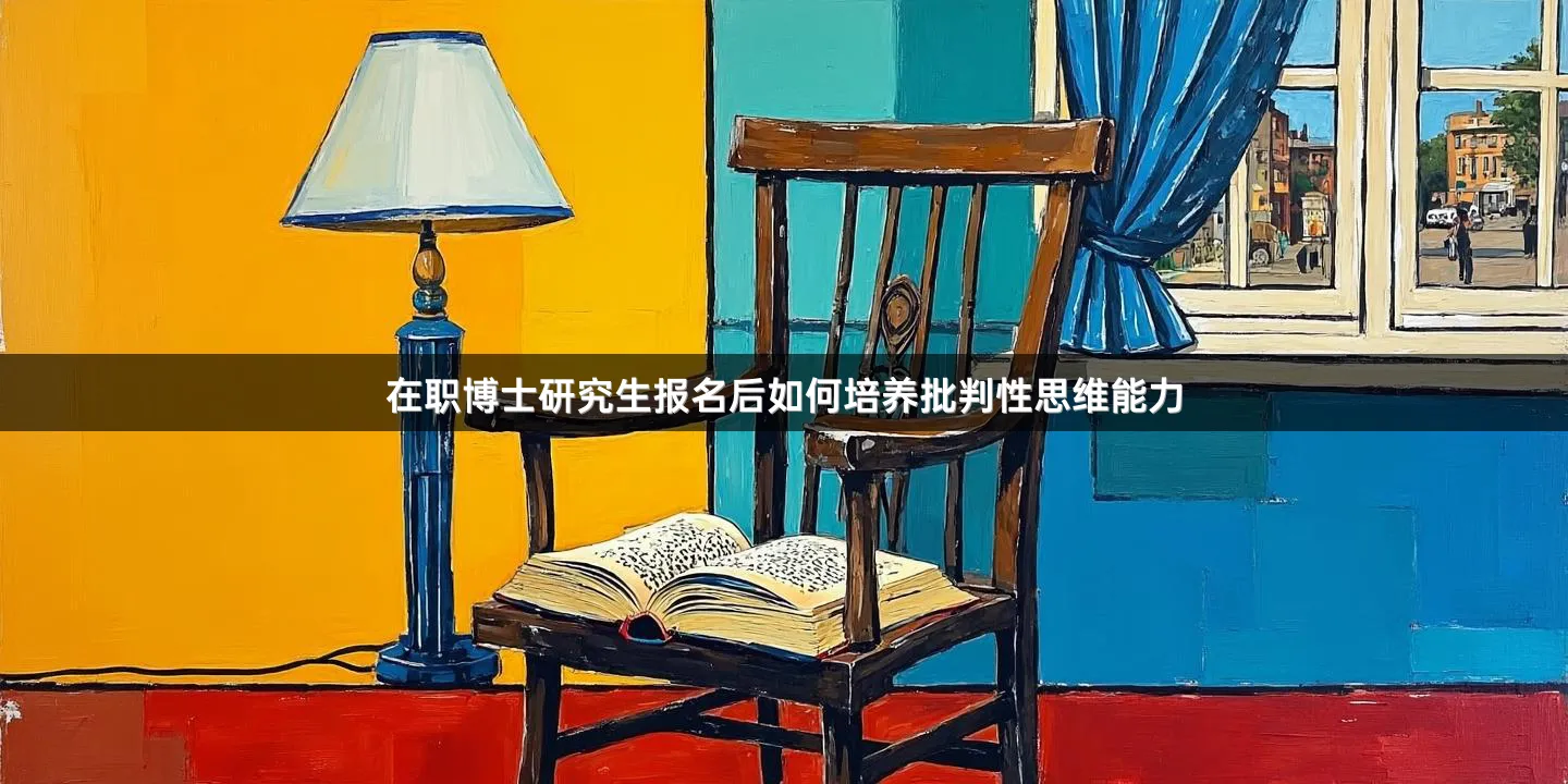 在职博士研究生报名后如何培养批判性思维能力