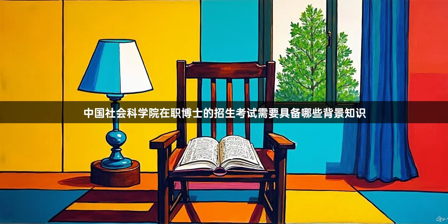 中国社会科学院在职博士的招生考试需要具备哪些背景知识