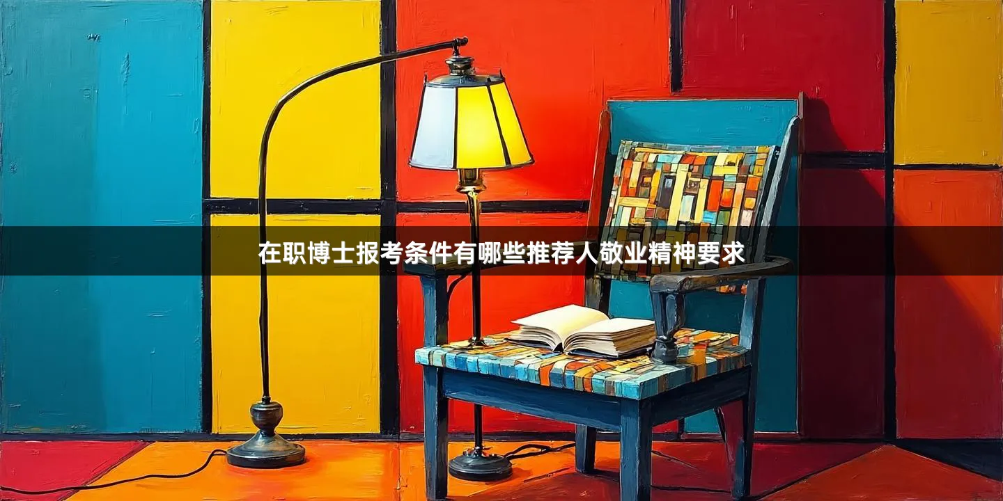 在职博士报考条件有哪些推荐人敬业精神要求
