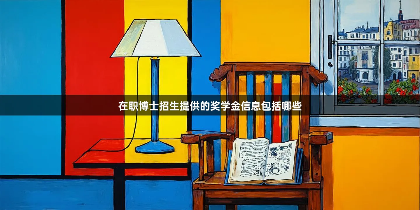在职博士招生提供的奖学金信息包括哪些