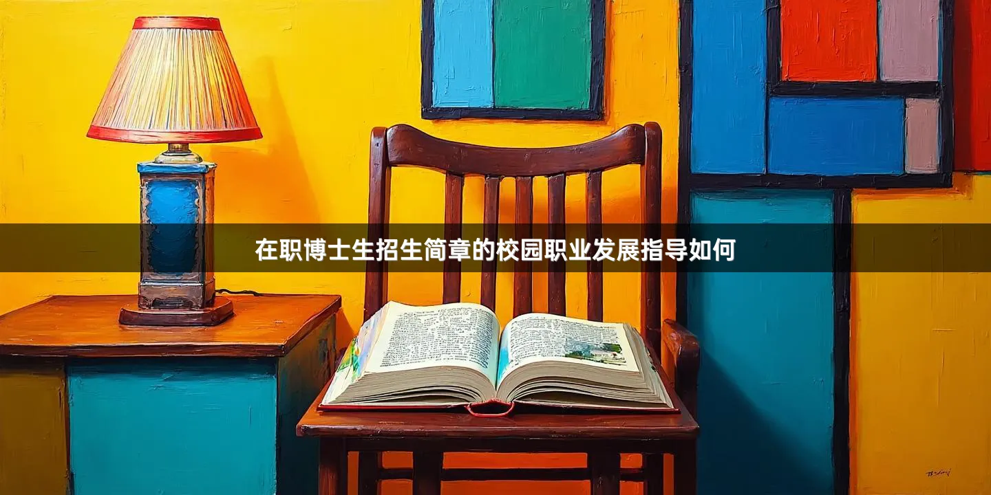 在职博士生招生简章的校园职业发展指导如何