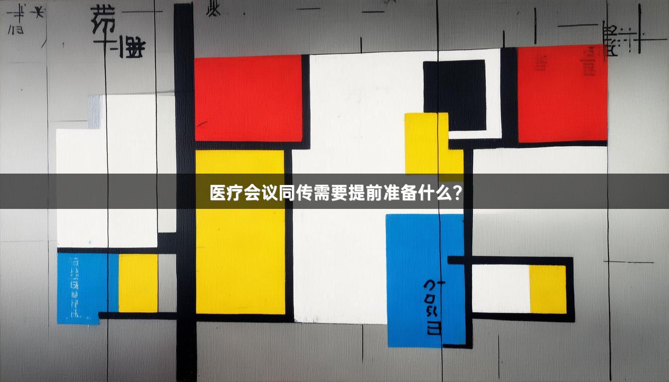 醫(yī)療會(huì)議同傳需要提前準(zhǔn)備什么？