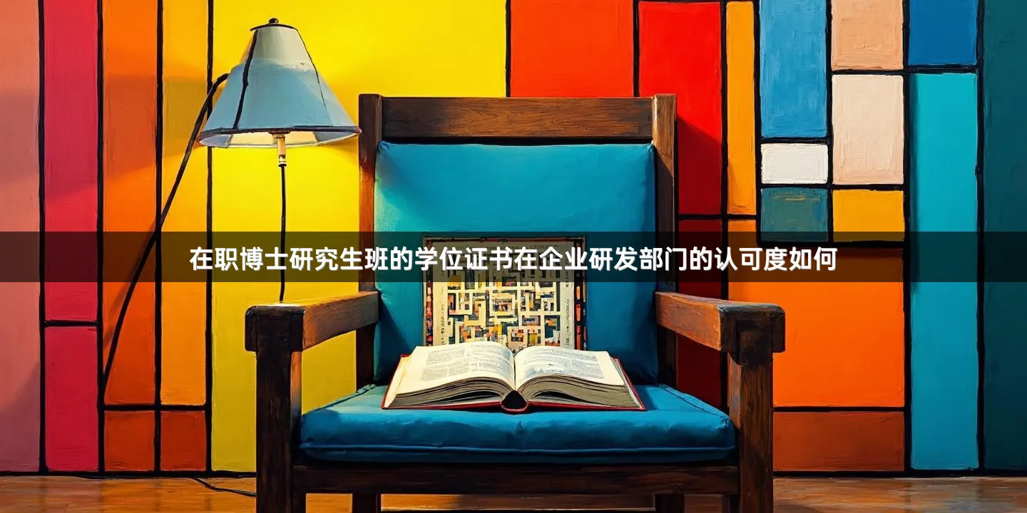 在职博士研究生班的学位证书在企业研发部门的认可度如何