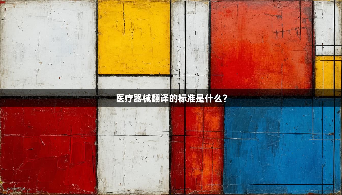 医疗器械翻译的标准是什么？_1