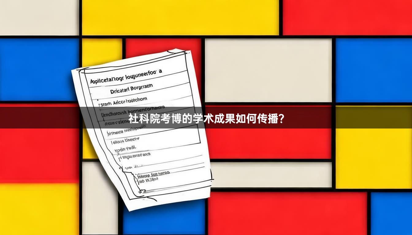 社科院考博的学术成果如何传播？