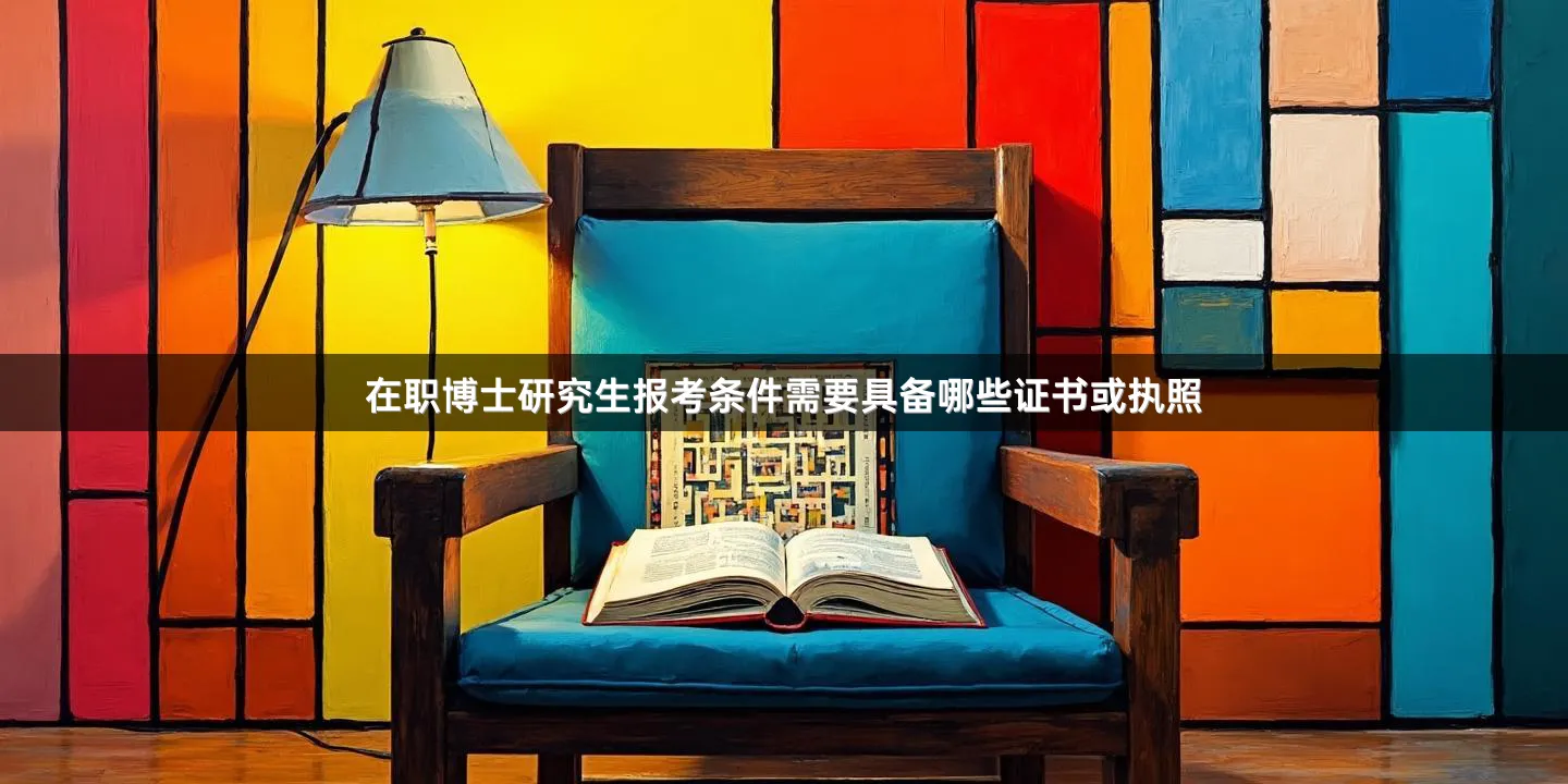 在职博士研究生报考条件需要具备哪些证书或执照