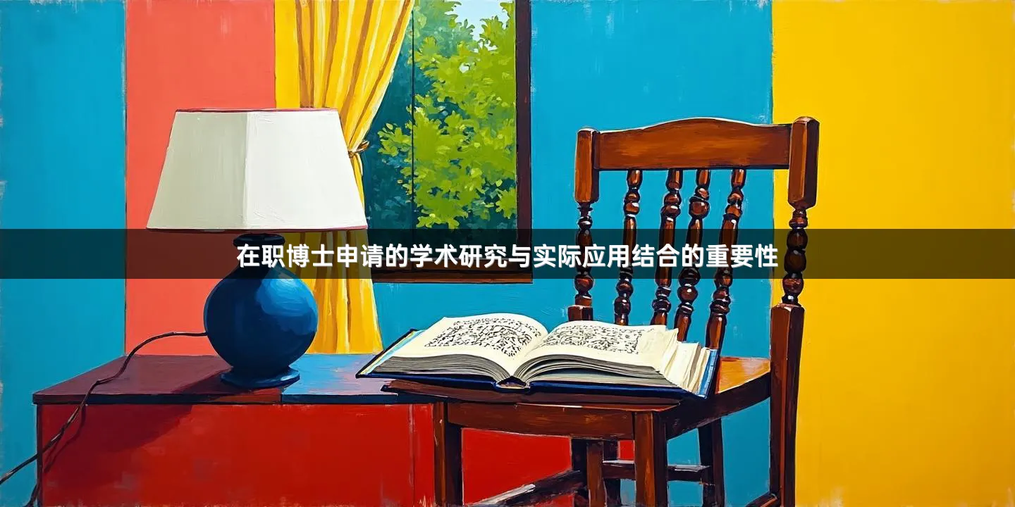 在职博士申请的学术研究与实际应用结合的重要性