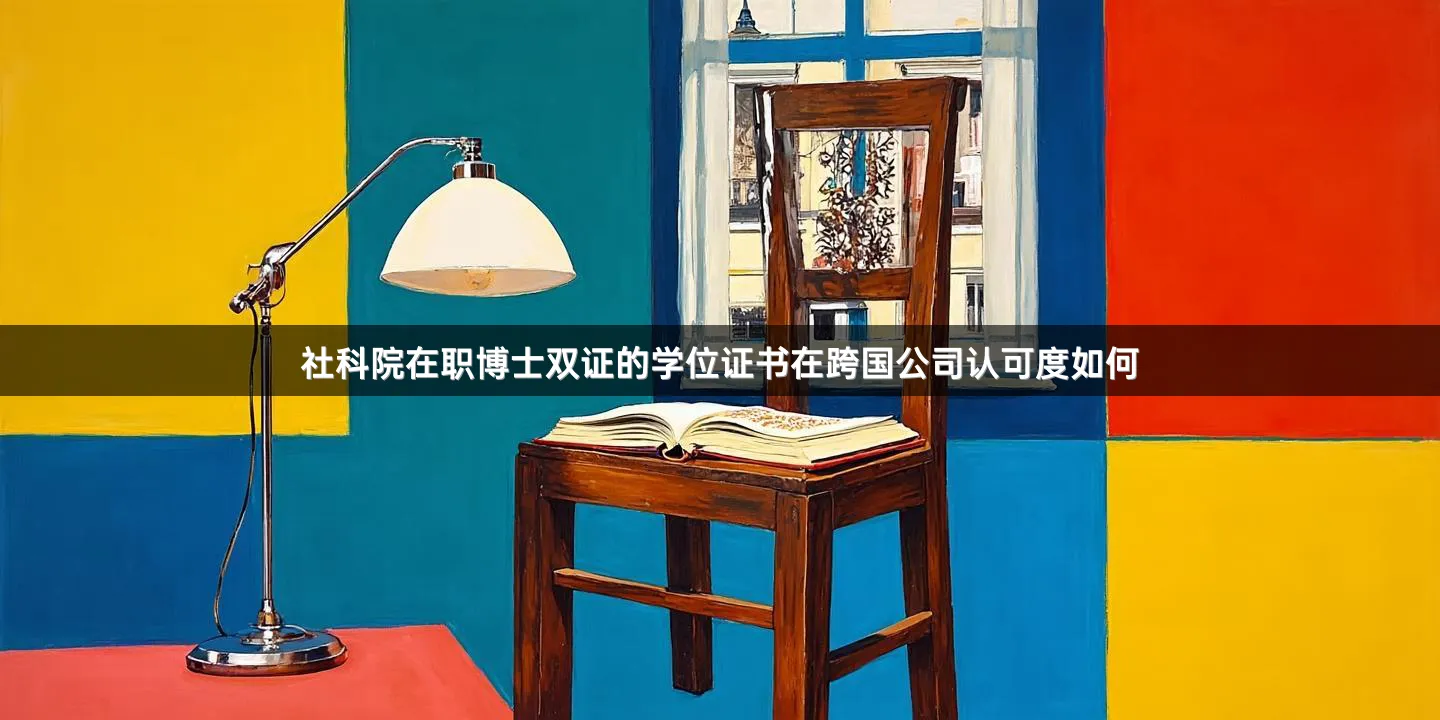 社科院在职博士双证的学位证书在跨国公司认可度如何