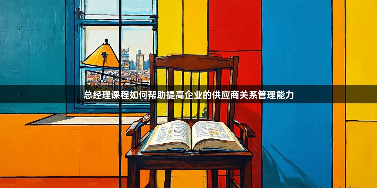 总经理课程如何帮助提高企业的供应商关系管理能力