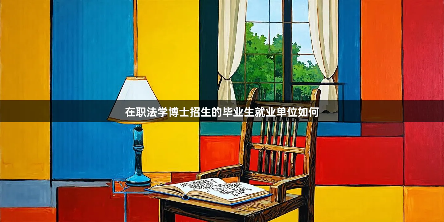 在职法学博士招生的毕业生就业单位如何