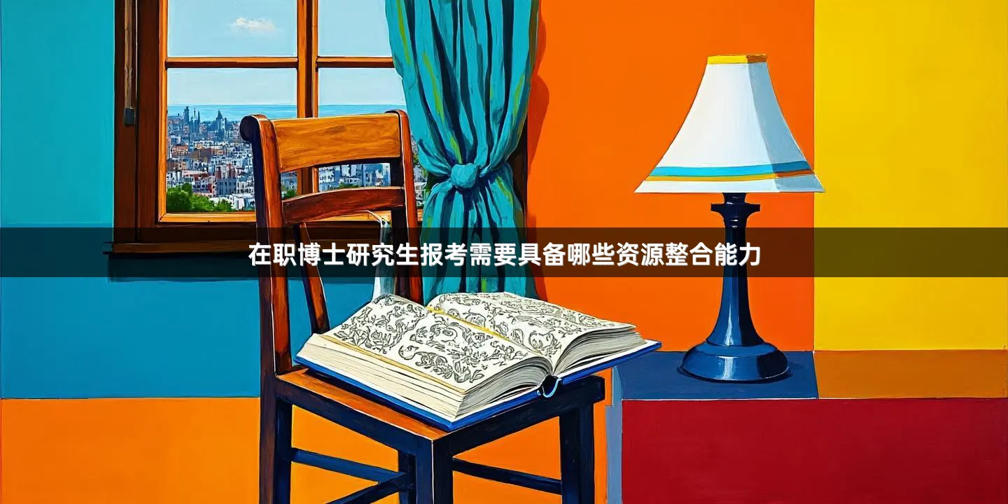 在职博士研究生报考需要具备哪些资源整合能力
