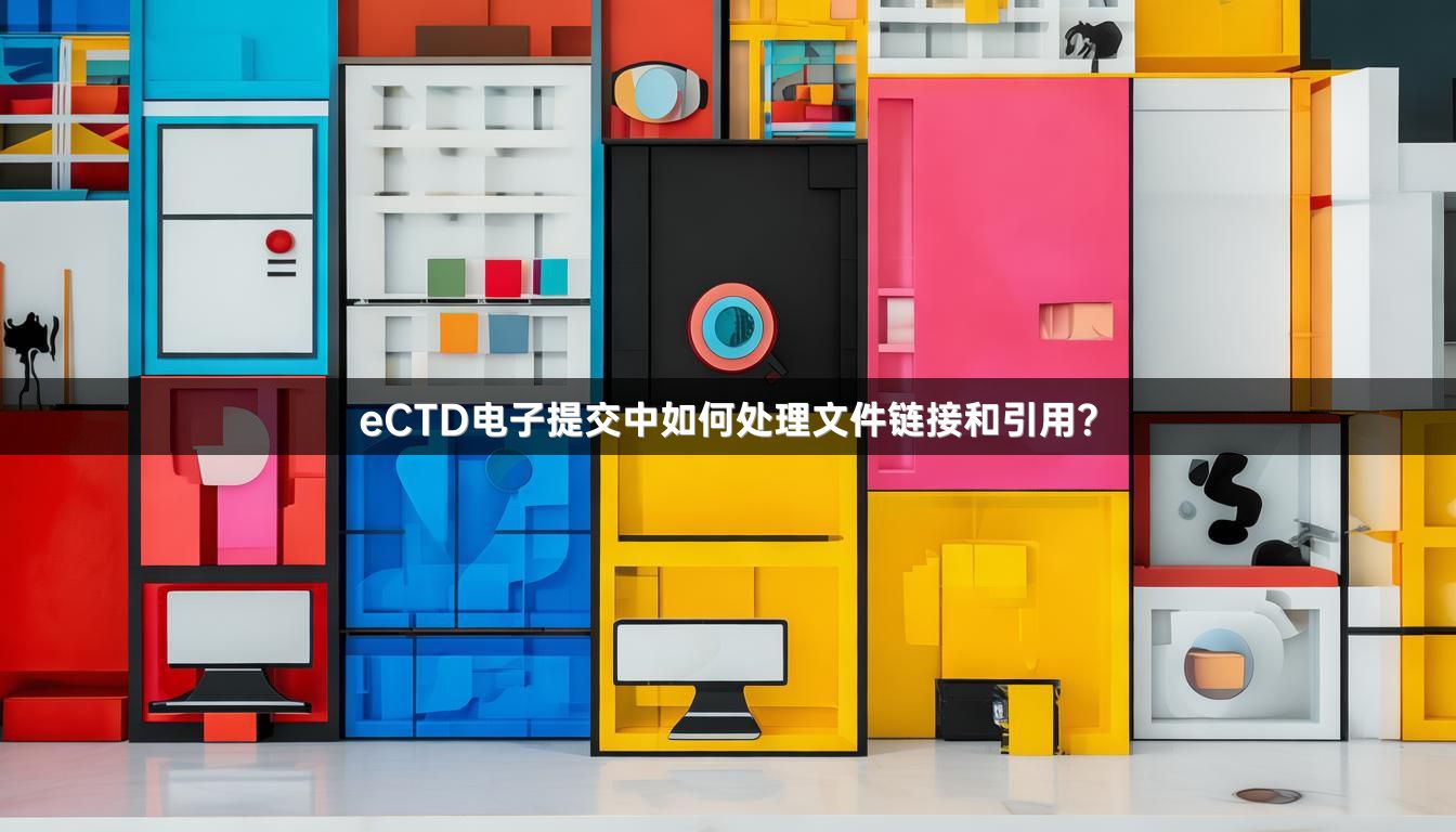 eCTD电子提交中如何处理文件链接和引用？