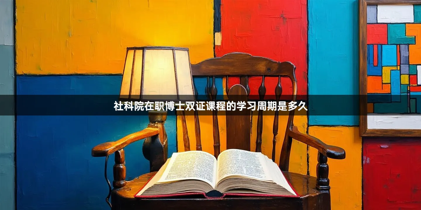 社科院在职博士双证课程的学习周期是多久