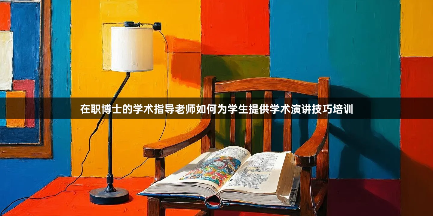 在职博士的学术指导老师如何为学生提供学术演讲技巧培训