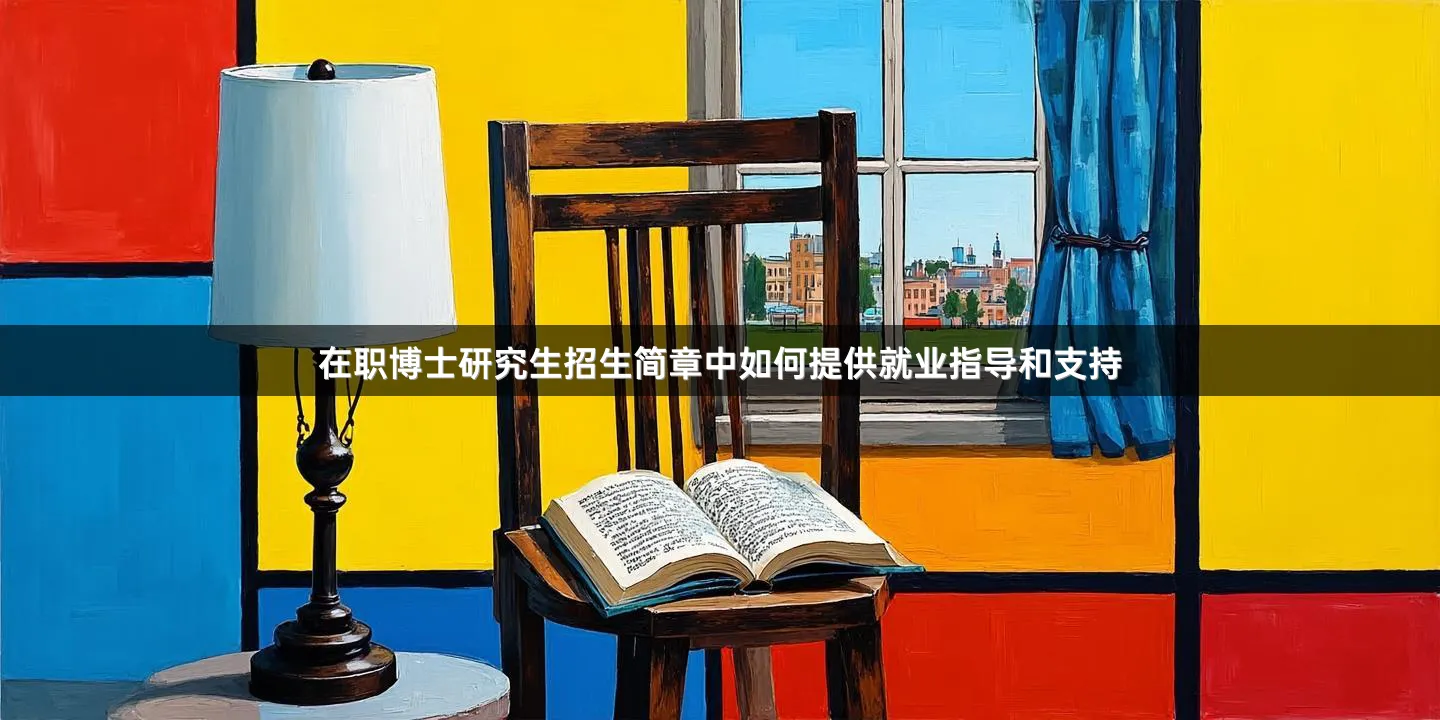 在职博士研究生招生简章中如何提供就业指导和支持