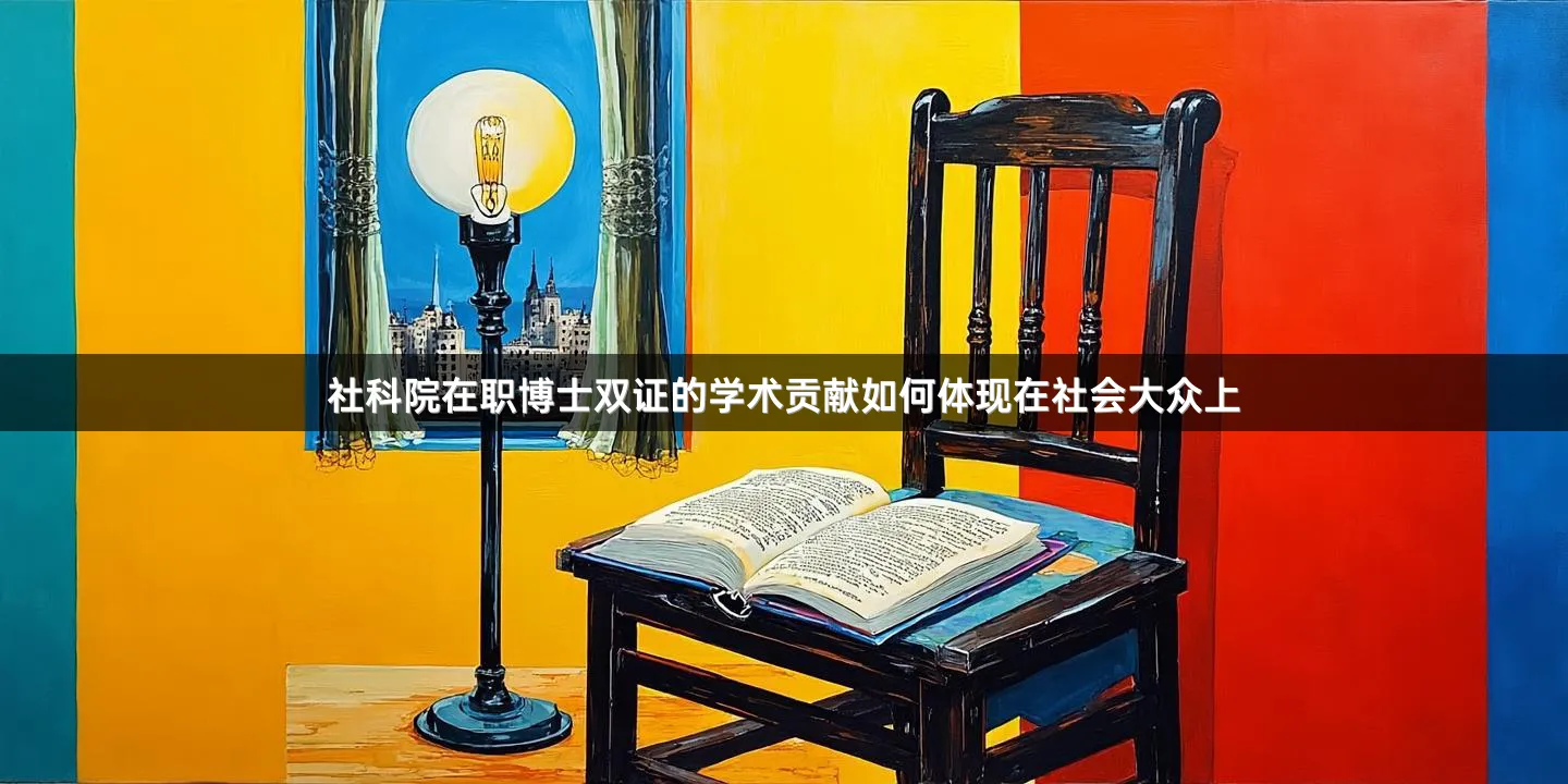 社科院在职博士双证的学术贡献如何体现在社会大众上