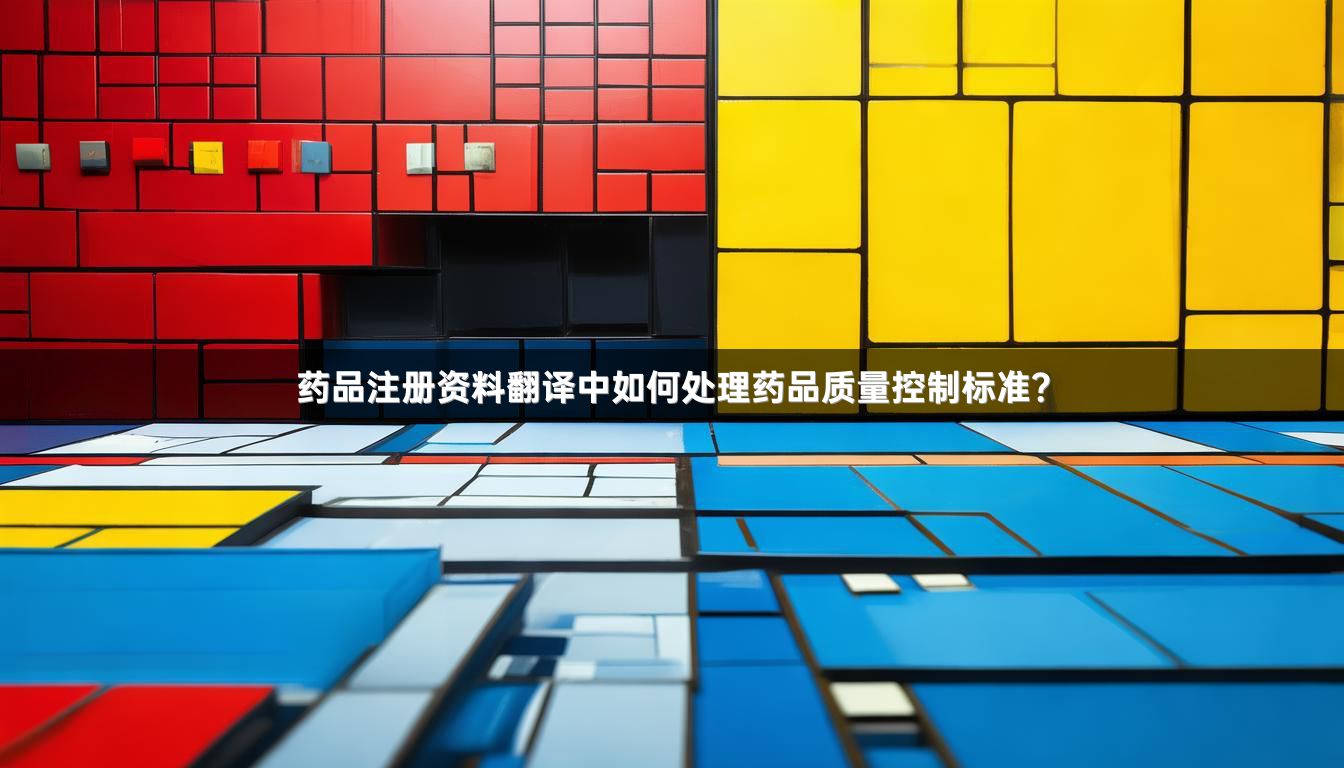 藥品注冊(cè)資料翻譯中如何處理藥品質(zhì)量控制標(biāo)準(zhǔn)？
