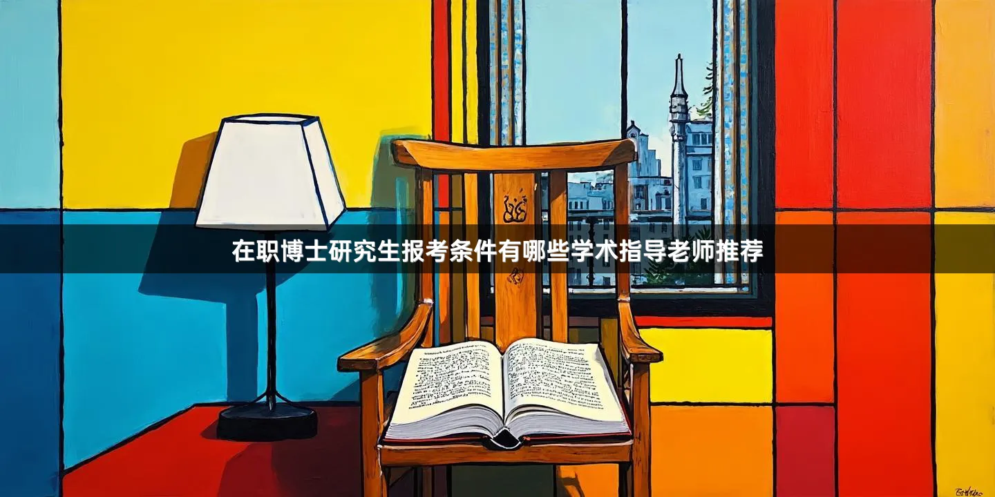 在职博士研究生报考条件有哪些学术指导老师推荐