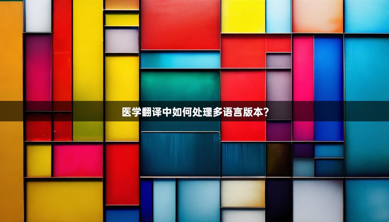 医学翻译中如何处理多语言版本？_1