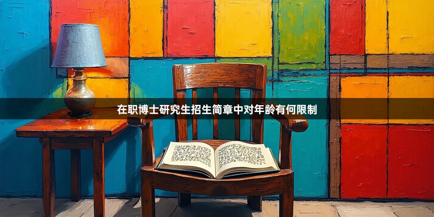 在职博士研究生招生简章中对年龄有何限制