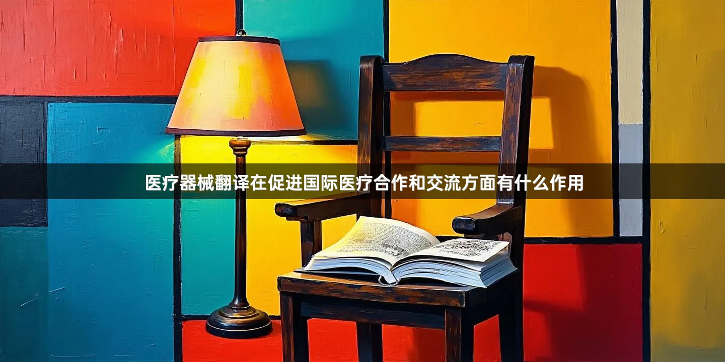 医疗器械翻译在促进国际医疗合作和交流方面有什么作用