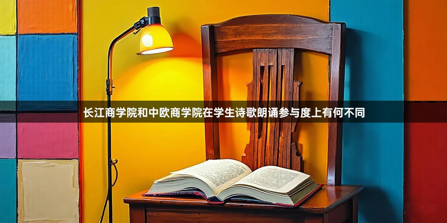 长江商学院和中欧商学院在学生诗歌朗诵参与度上有何不同